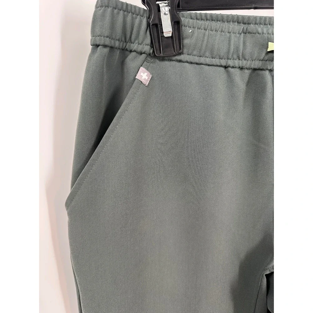 FIGS Tansen Technical Mens Scrub Jogger Pants Graphite‎ Green Small MXXSW2004